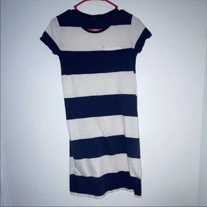 Polo Ralph Lauren Nautical Striped Navy Tshirt Dress 🛒 BOGO 50%